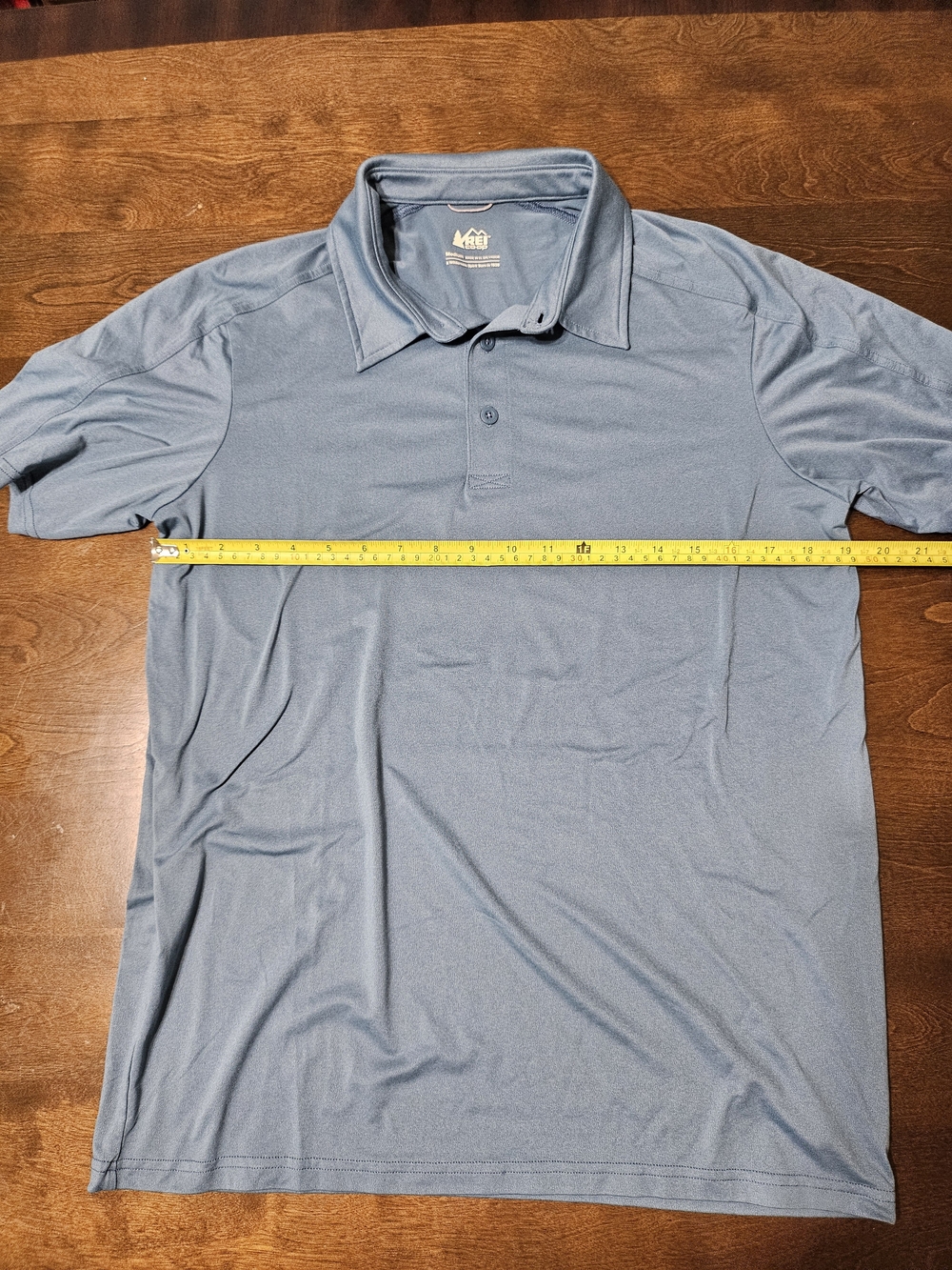 REI Men's Slate Blue Performance Polo